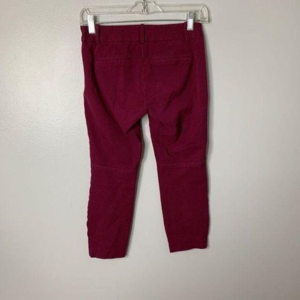 J. Crew Purple Skinny‎ Minnie Crop Pants - Picture 3 of 3